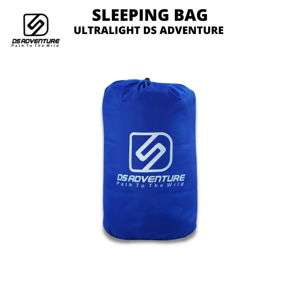 SB sleeping bag MUMMY dacron ULTRALIGHT DS ADVENTURE serI GELADA-biru