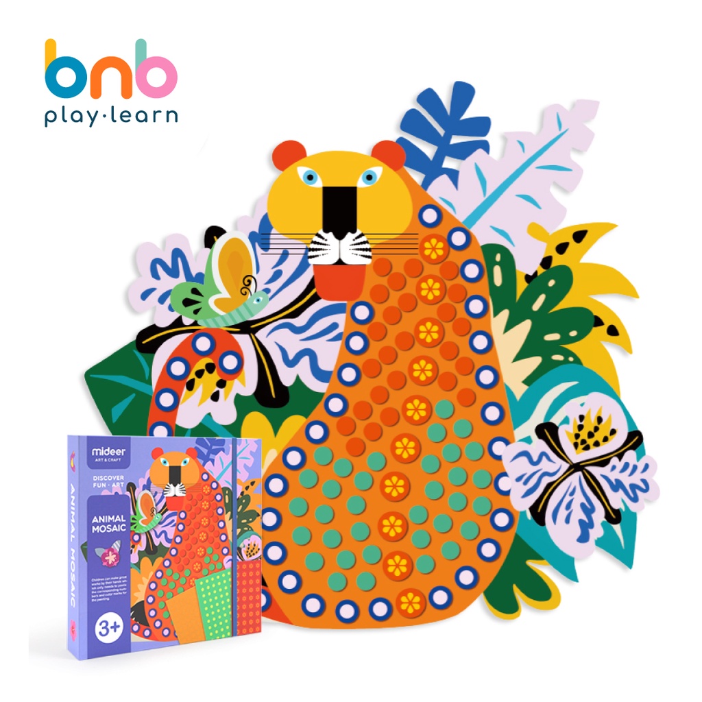 Mideer Activity - Animal Mosaic Mainan Edukatif Anak