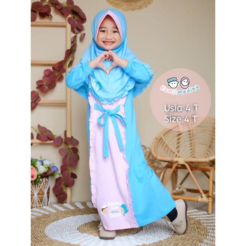 Gamis Anak Hagia Series Kamil Medina Upright