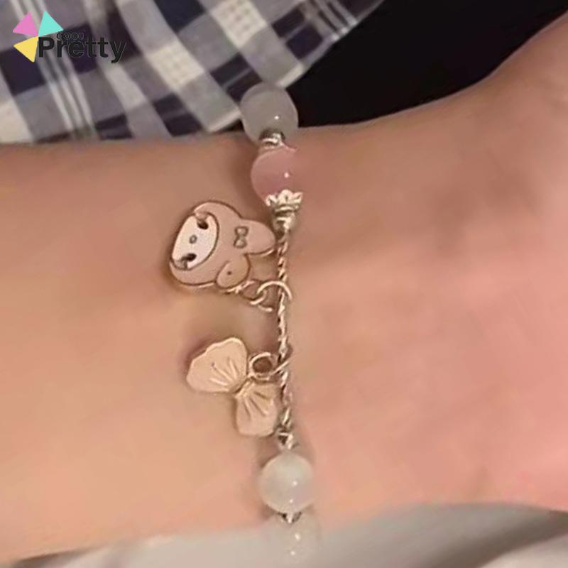 Melody Cinnamon Dog Opal Gelang Lucu Sederhana Gelang Hadiah Pacar - PD