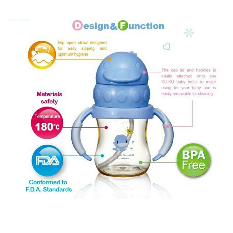 Ku.Ku Straw Sippy Cup - KU5841