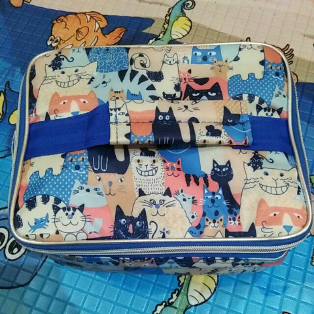 Tas Jaring Lunch Box / Bekal / Tempat Makan Aluminium Foil Premium