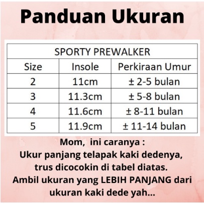 VNS Prewalker  2 - 14 bulan Sepatu Bayi  SPORTY Pre Walker Shoes combine kotak star polos