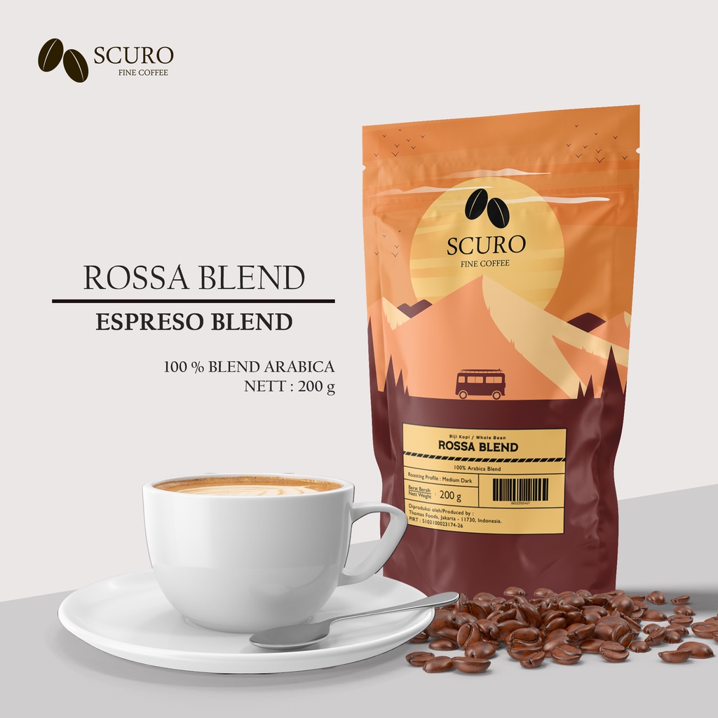 

Scuro Coffee - Rossa Espresso Blend 200g