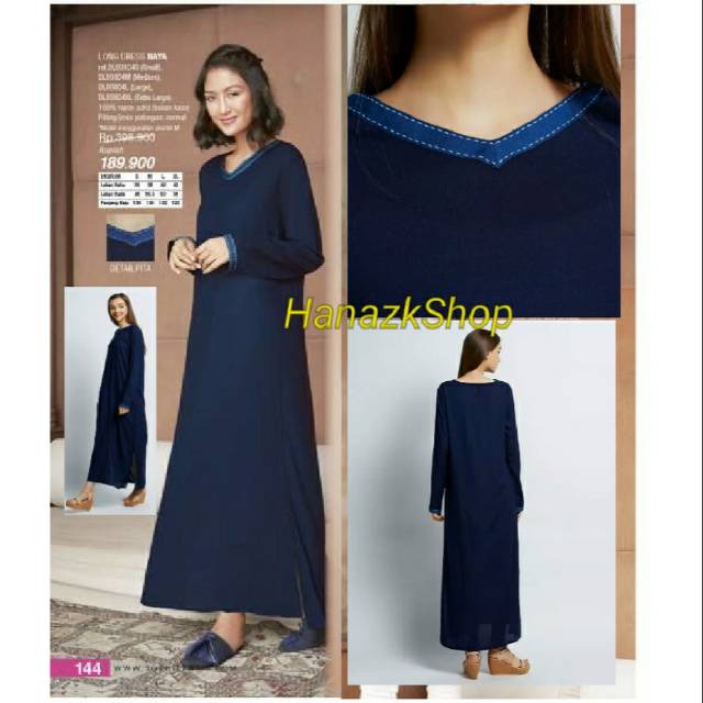 dark blue long dress