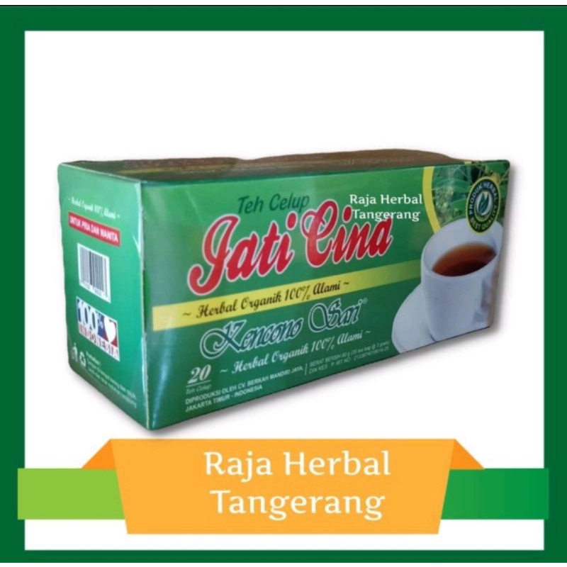 

Teh celup jati cina 20 kantong