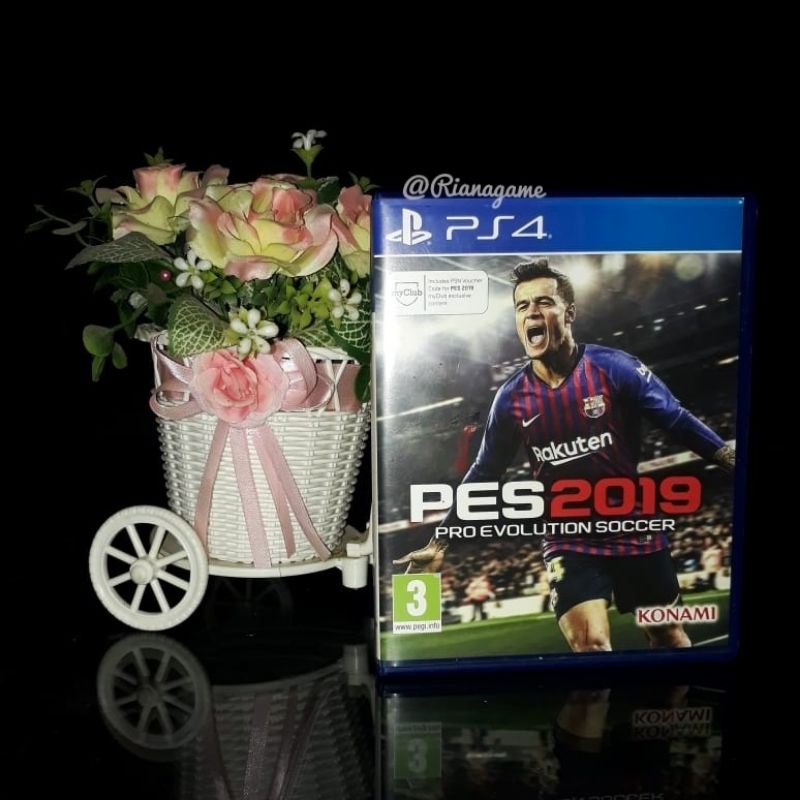 BD Kaset PS4 PES 2019 Pro Evolution Soccer 19 Winning Eleven Bekas Second Mulus Bola Jadul