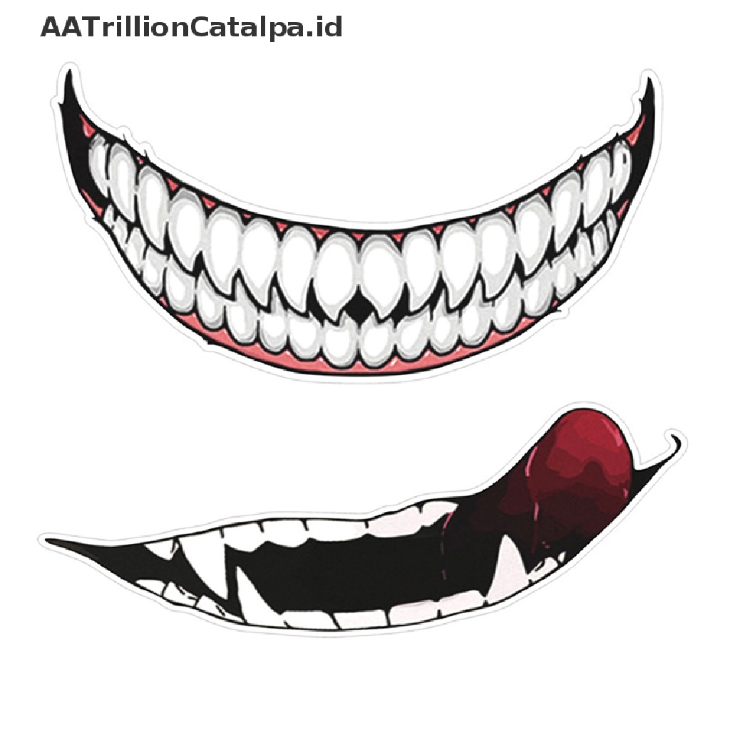 Aa Sticker Decal Dekorasi Helm Motor Motif Gambar Kucing Trillion Catalpa DIY