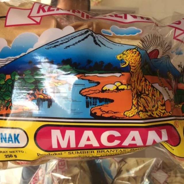 Keripik kentang cap Macan 250 gr khas kota Batu