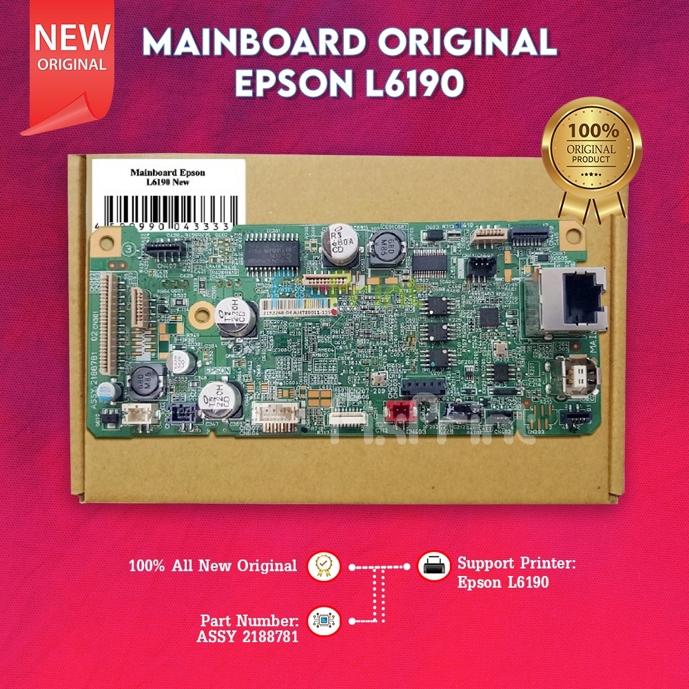 Board Printer Epson L6190, Motherboard L6190, Mainboard L6190 New Original, Part Number 2188781