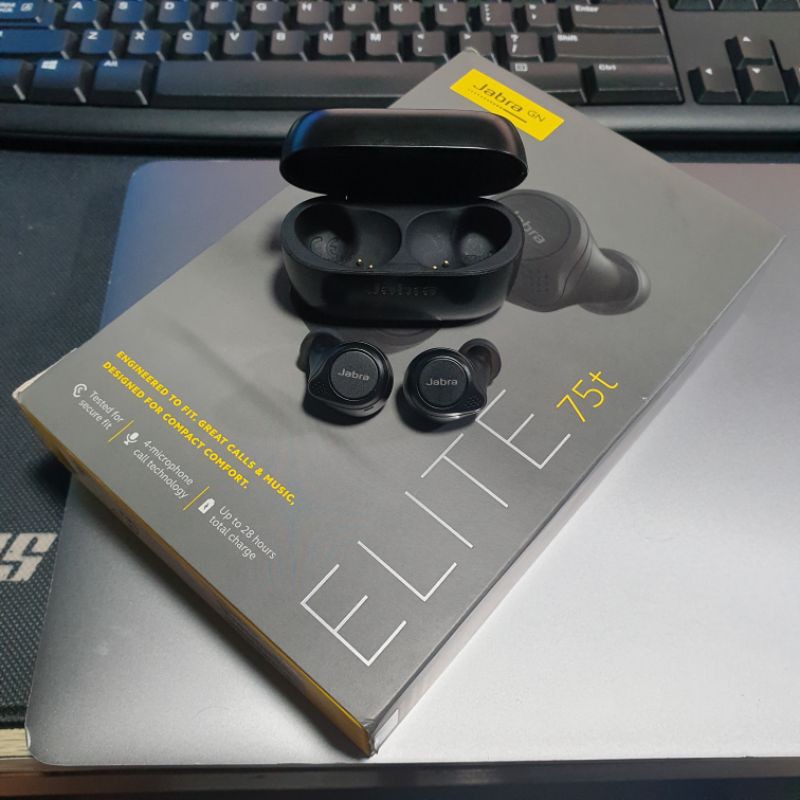 Earphone Iem Tws True Wireless Jabra Elite 75T