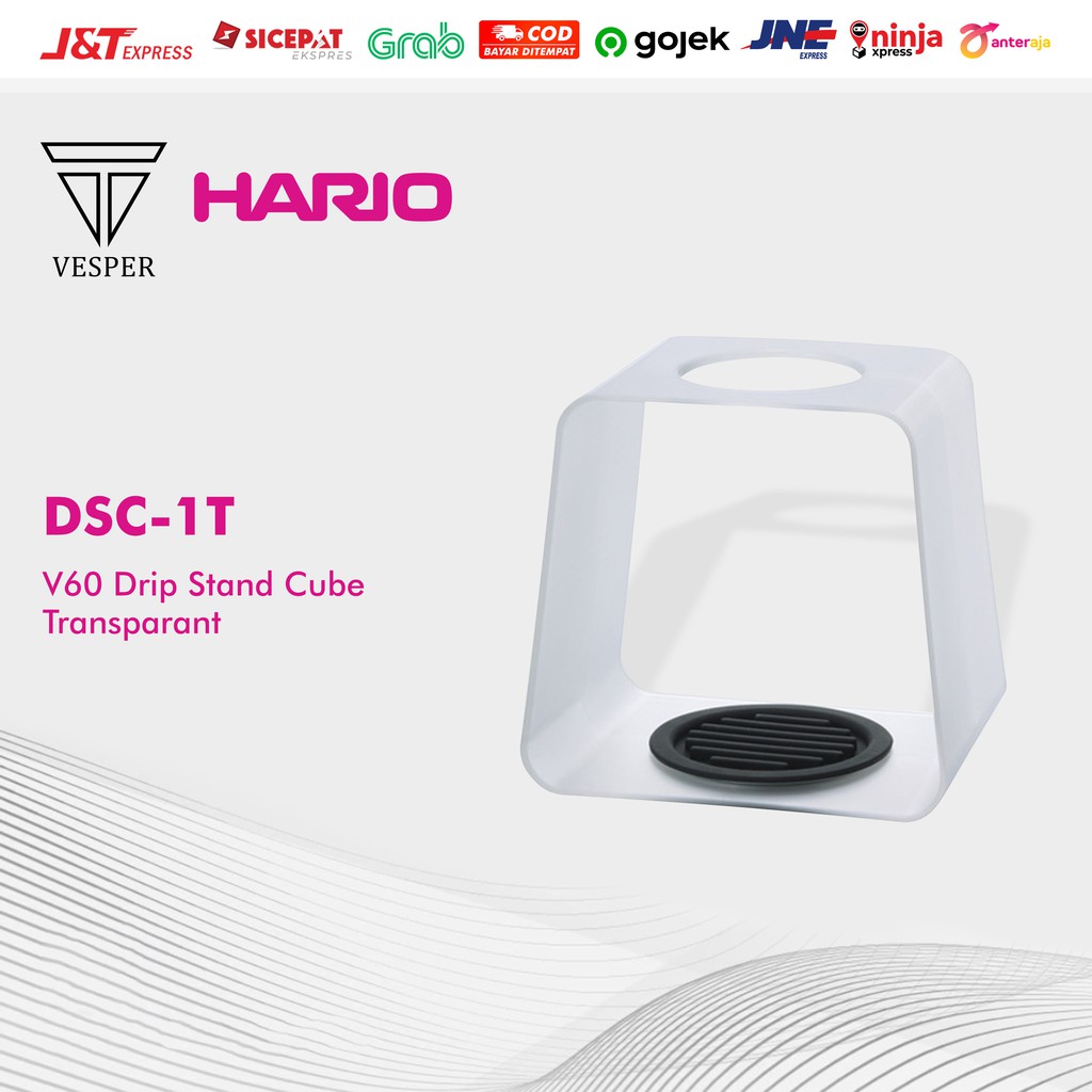 Hario V60 Drip Stand Cube Transparant DSC-1T
