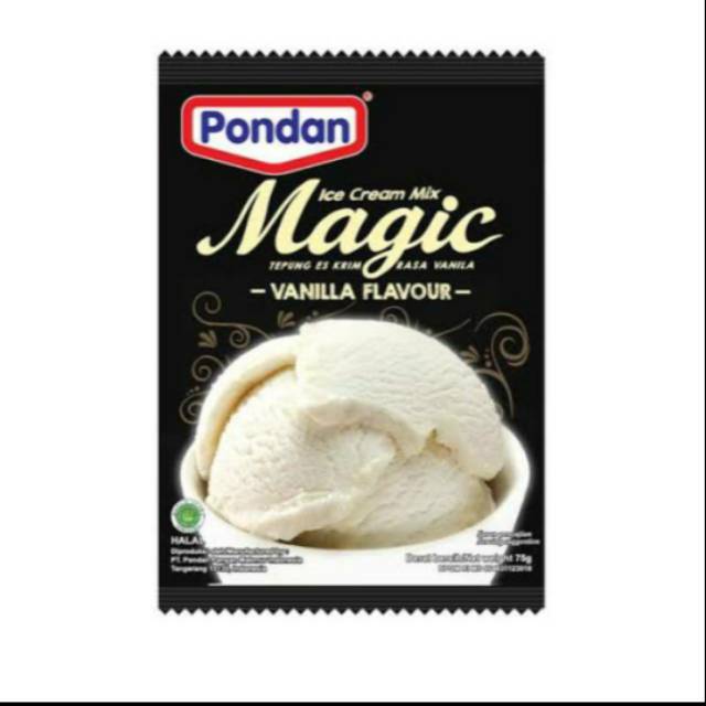 

Pondan Ice Cream Vanilla Sachet 75gr