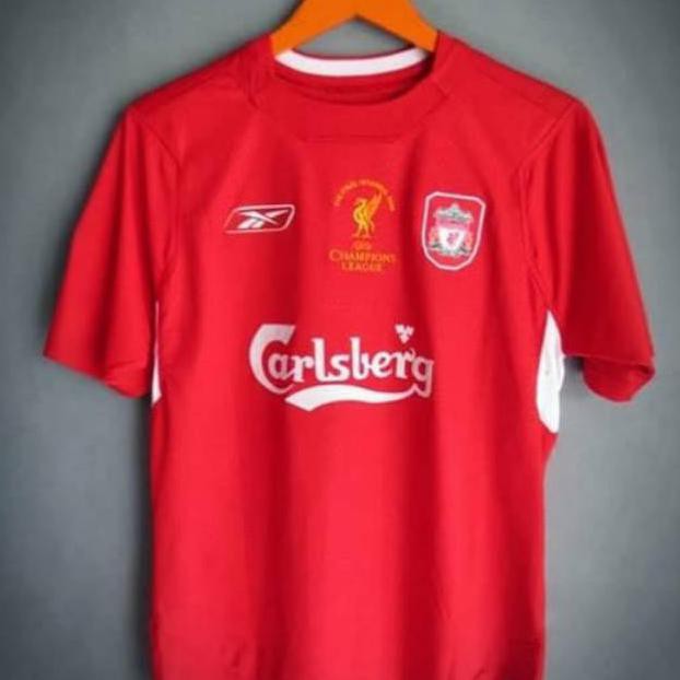 JERSEY BOLA LIVERPOOL RETRO 2005 FINAL INSTANBUL
