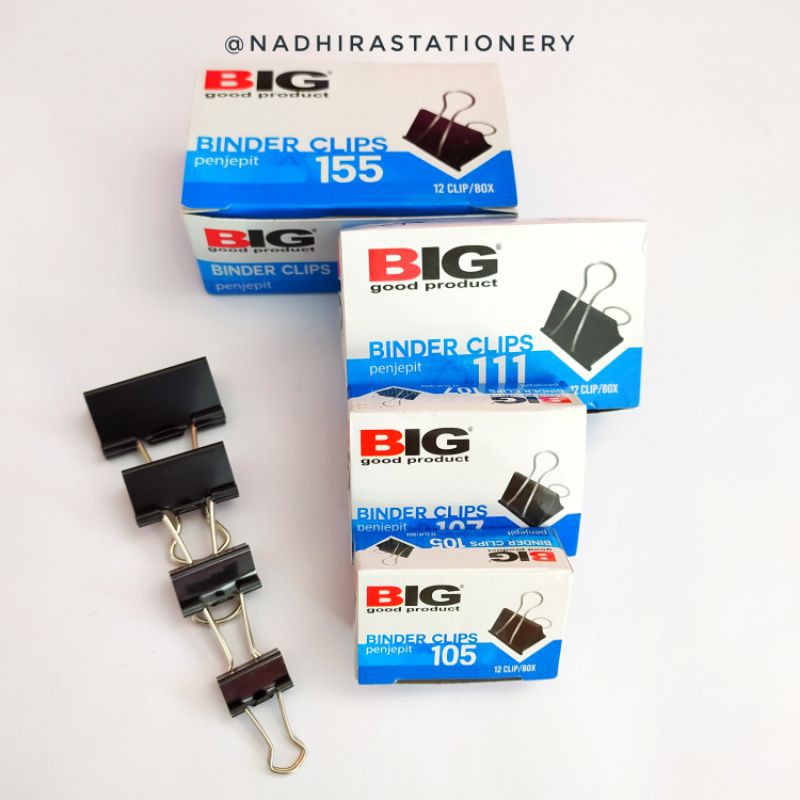 

BINDER CLIP BIG PER PACK ISI 12