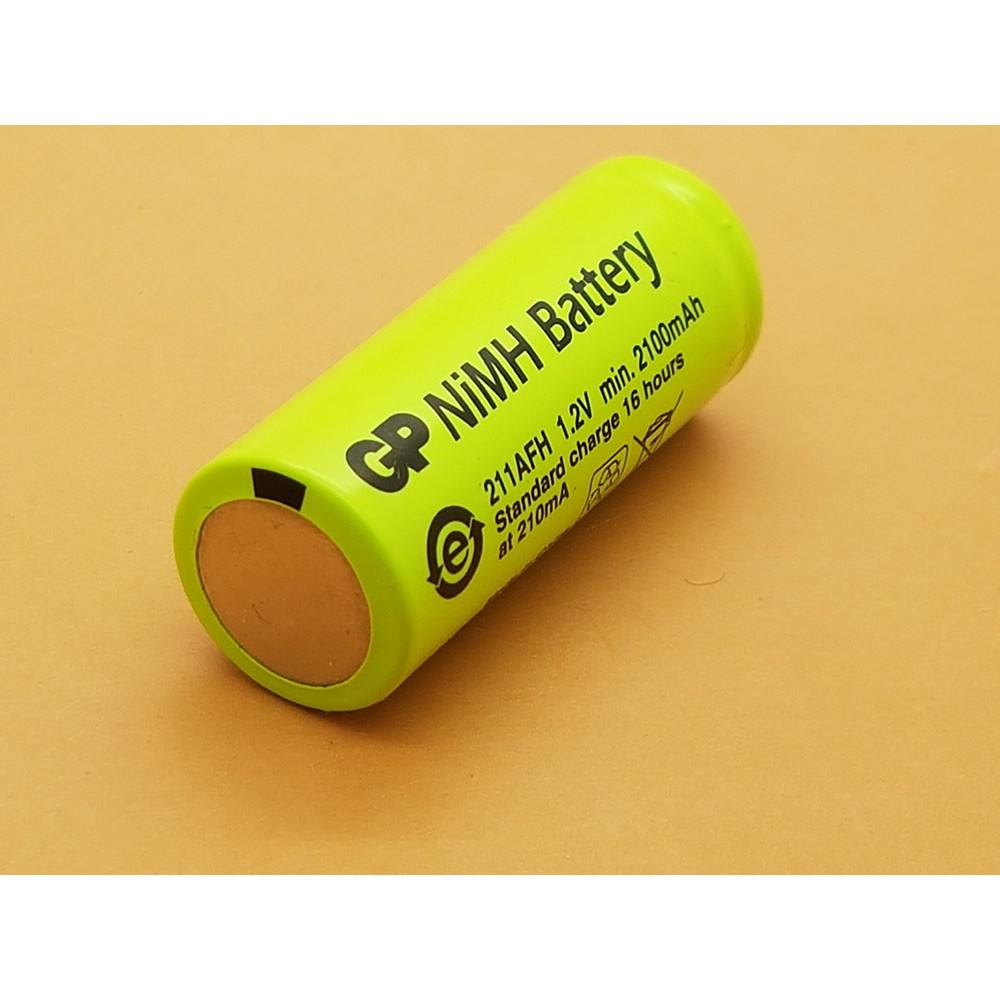 Baterai GP 211AFH 1.2V 2100mAh NiMH Rechargeable