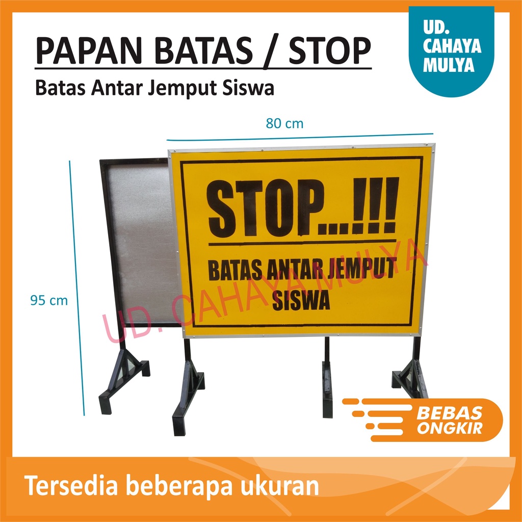 

Papan Batas antar jemput Siswa Sekolah - Portable