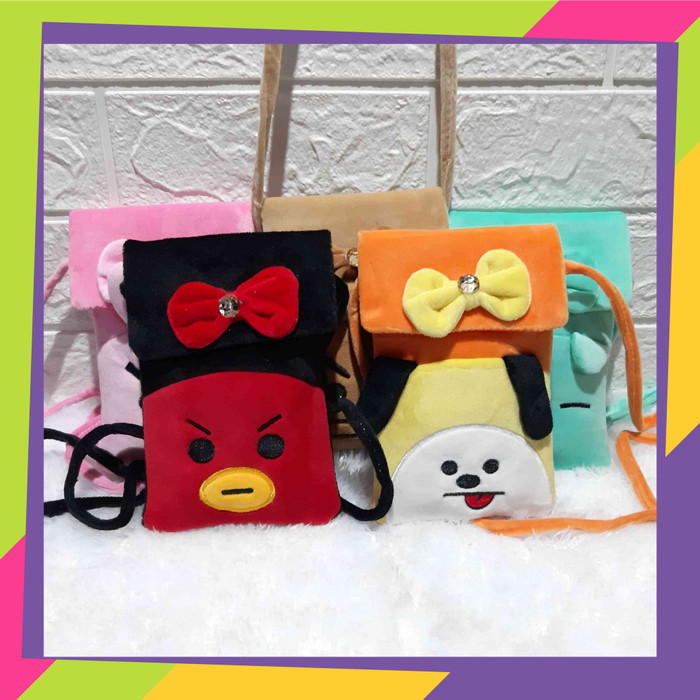 977 / Tas slempang mini KPOP - BTS / Tas slempang Hp BT21