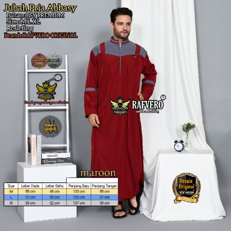 Jubah Pria Abbasy ORIGINAL RAFVERO - Jubah Pria - Jubah Pria Terbaru