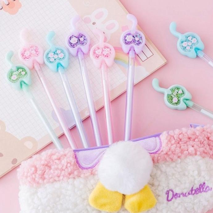 

PULPEN GEL PAW MEOW LUCU - BLUE