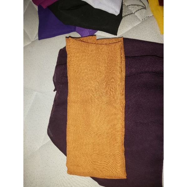 selendang sifon-18 gold tembaga