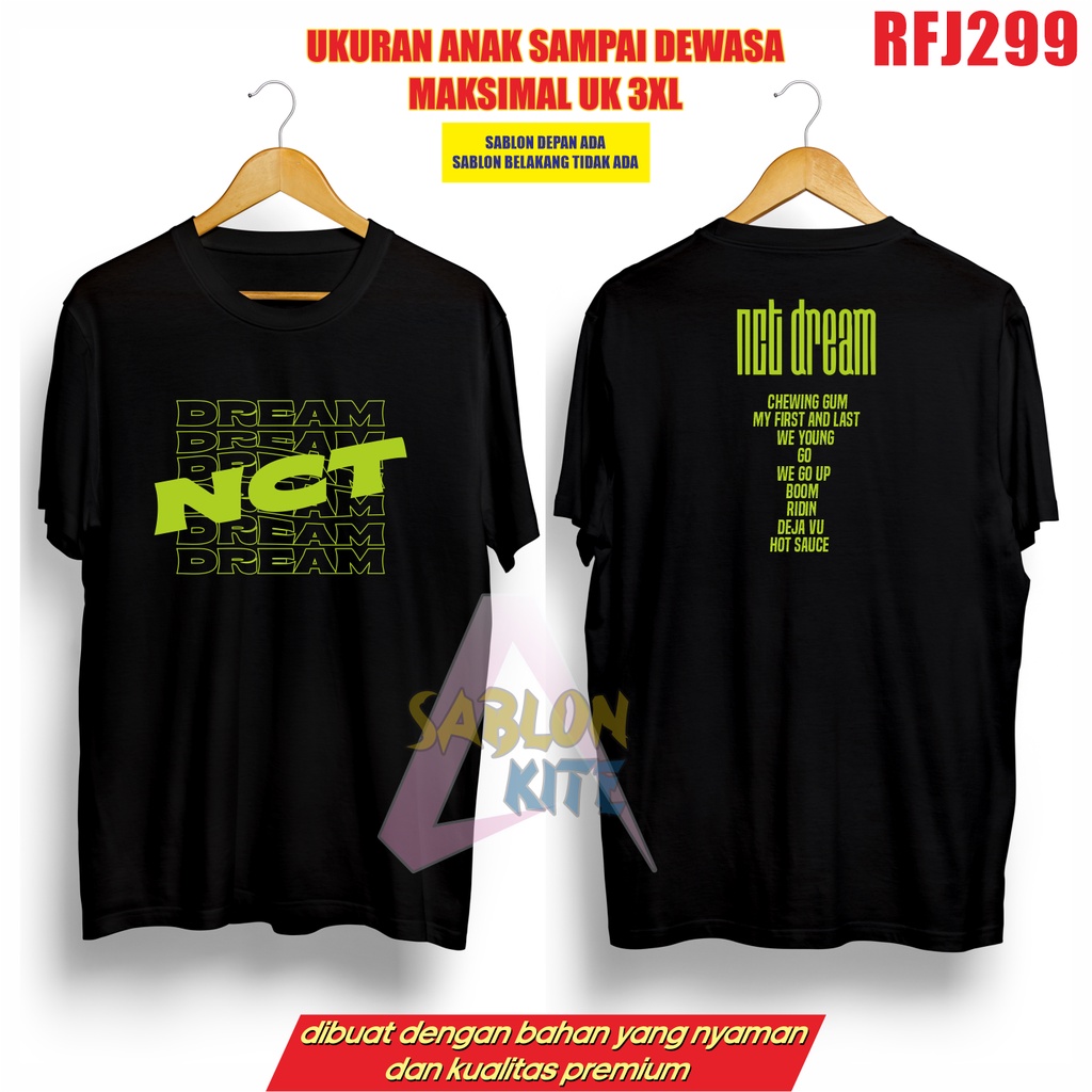 MURAH!!! KAOS KPOP NCTDREAM ALBUM RFJ299 UP TO 3XL