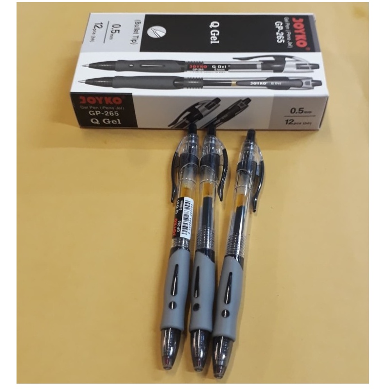 1 lusin Pulpen / Pena JOYKO Ballpoint Q Gel pen 0.5 mm GP-265