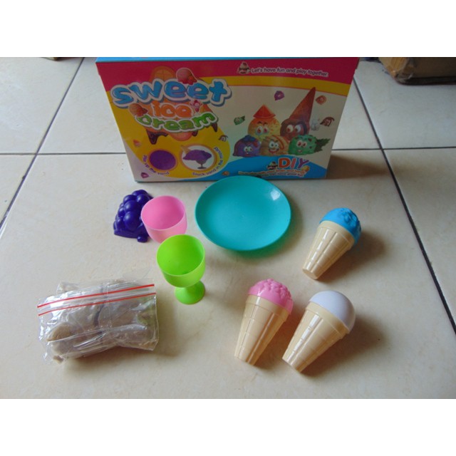 Mainan Sweet Ice Cream Set DIY SH-1085