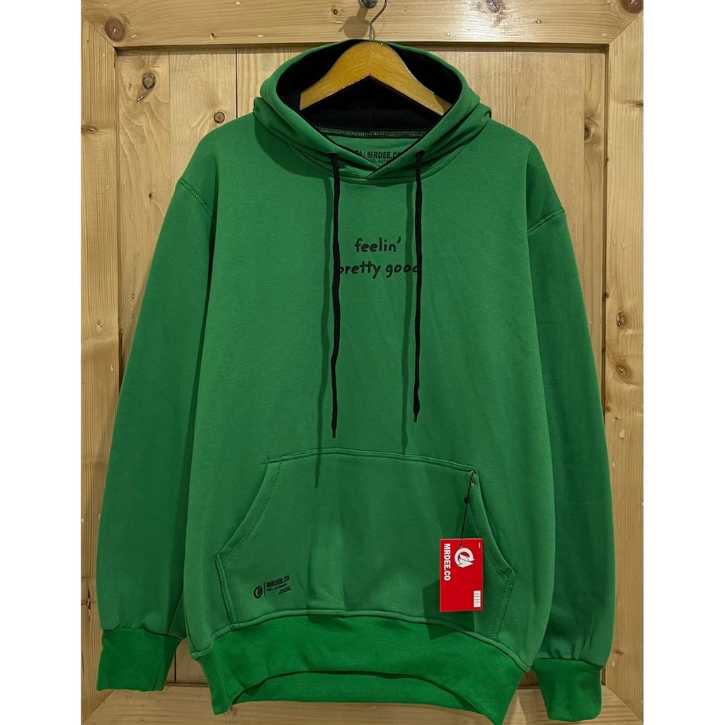 Sweater Hoodie Pria Distro Cod Aesthetic Pria Wanita Original MR DEE Brand Distro Kota Bandung Switer hudie Warna Maroon List HOME MADE XL XXL Jaket Distro Hoodie Aesthetic Jaket Hudie Unisex Sweater Dewasa Terbaru Terpopuler Masa Kini 2021 Brand Bandung-Hijau Pretty Good