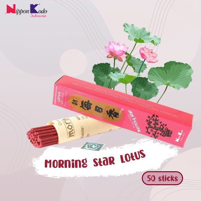 Dupa/Hio Stick Aromaterapi Wangi Lotus Nippon Kodo Morning Star