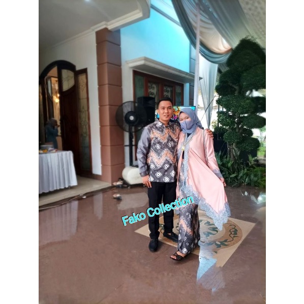 Setelan Rok outer jumputan