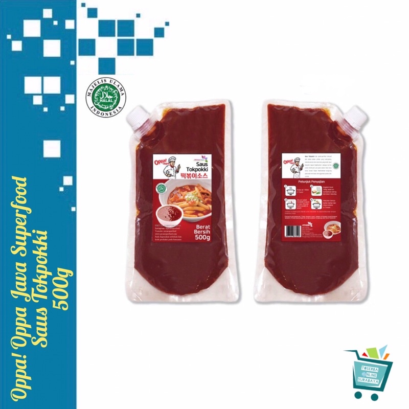 

Saus Tokpokki Topokki Tteokbokki Tteokpokki Ttokpokki/ Tokpokki Sauce Oppa Oppa Java Super Food 500g