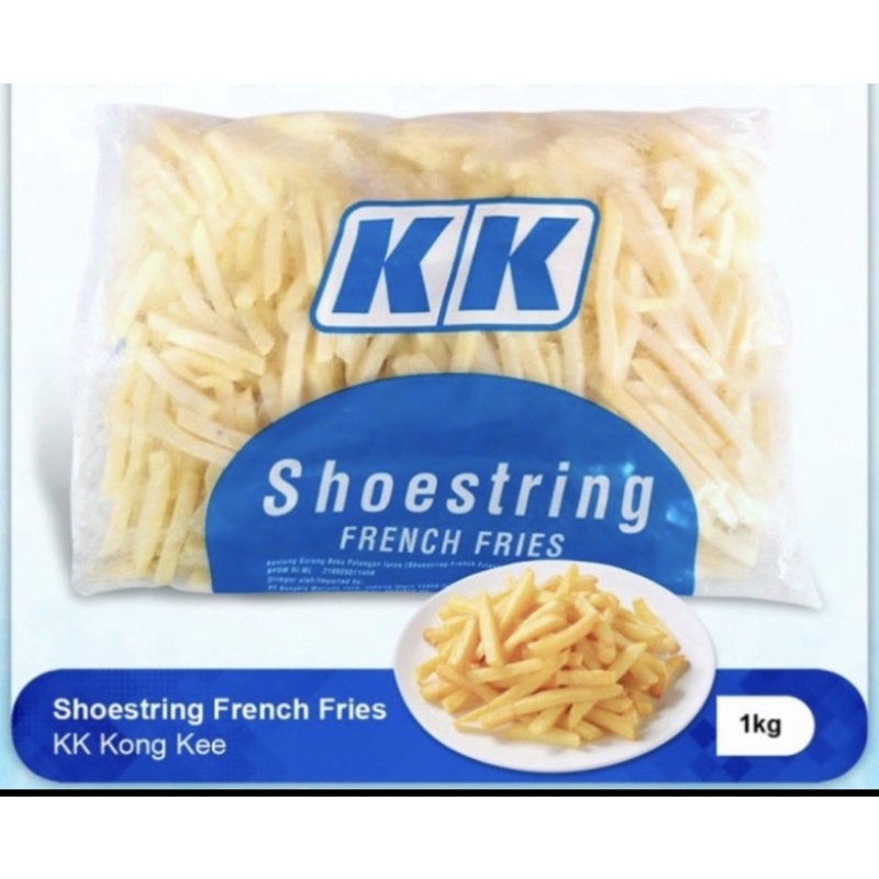 Kentang shoestring / cringkle / batter coated 1 kg