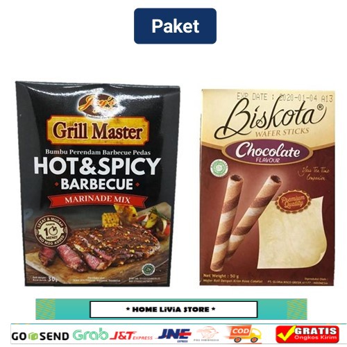 

Jay'S Grill Master Hot Spicy Barbeque Marinade Mix 30gr + Classic Barbeque Marinade Mix 30gr