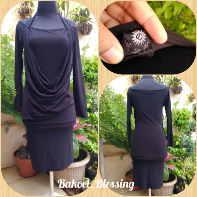 BLACK Dress - SALE - Baju Kantor - Gaun - Outfit - Party dress - Second - Preloved - Wardrobe
