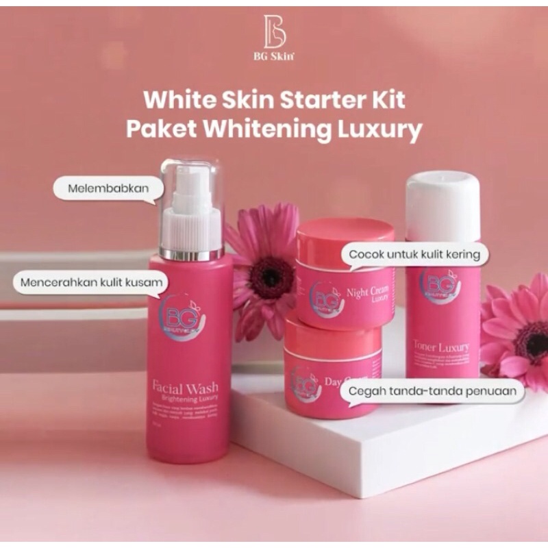 Jual PAKET WHITENING LUXURY (Beauty Glow BG Skincare) | Shopee Indonesia