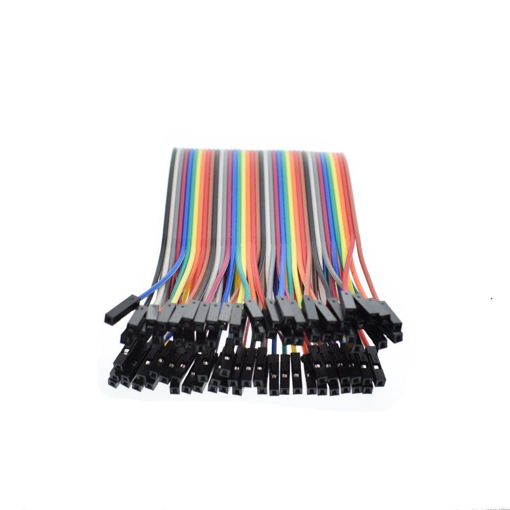 KABEL JUMPER DUPONT 20CM 10 BUAH FEMALE - FEMALE ARDUINO UNO MEGA RASPBERRY