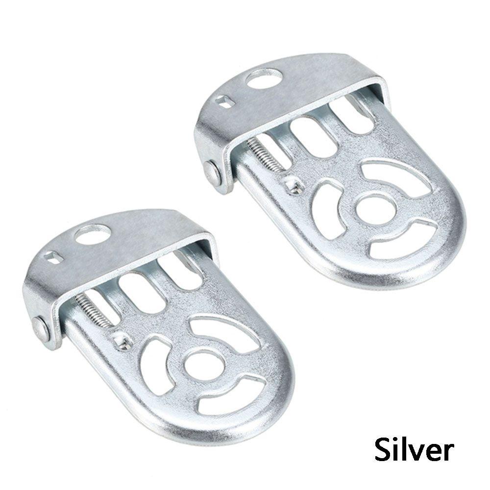 R-FLOWER 2pc/1pasang Pedal Sepeda Aksesoris Sepeda Pedal Depan Metal As Kaki Pasak