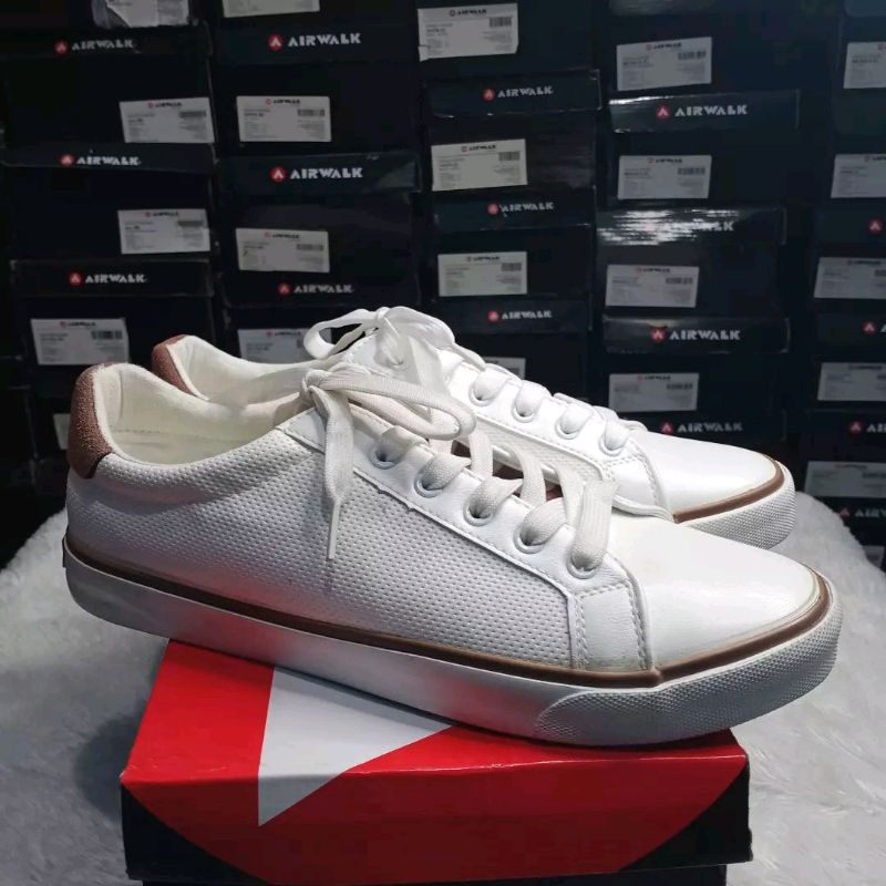 Airwalk KADIA Sepatu Original Pria Putih Coklat