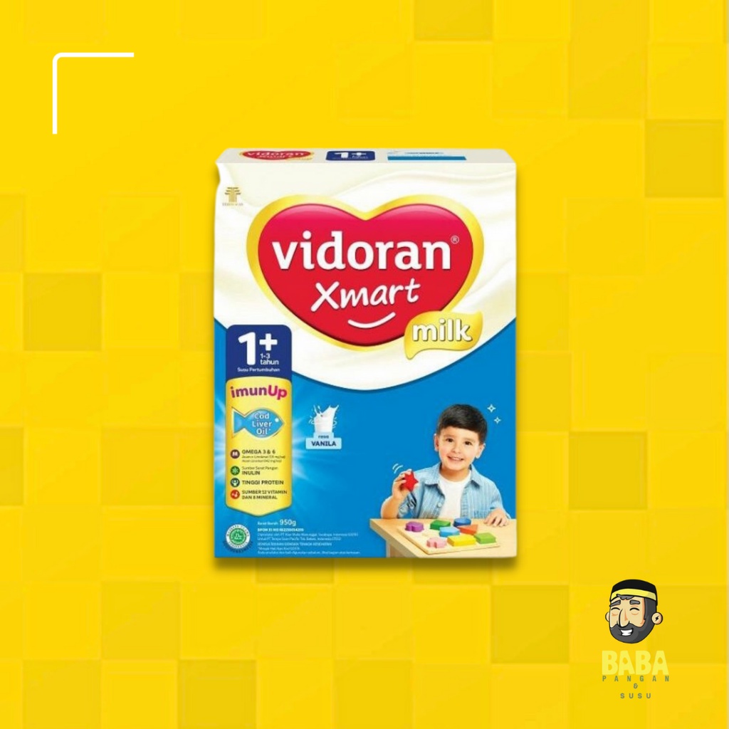 Vidoran Xmart 1+ Vidoran Xmart 3+ Vanilla Madu 925gr