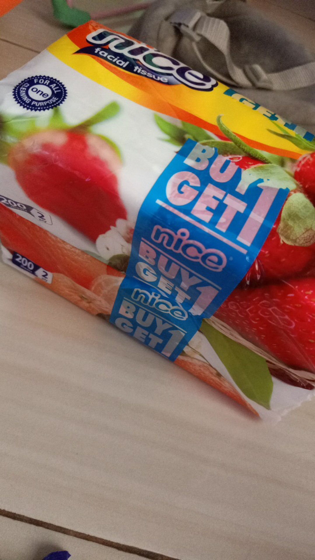 Tissue Nice 200 Sheets Buy 1 Get 1