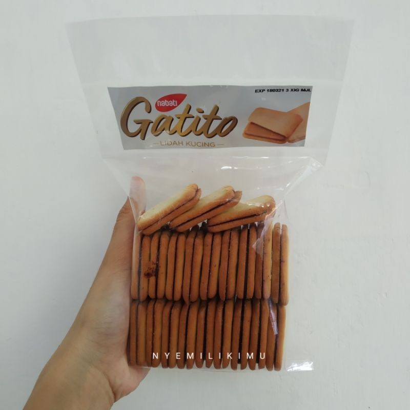 

SNACK MURAAAHHH!!! KUE KERING LIDAH KUCING GATITO SNACK KILOAN 250gr