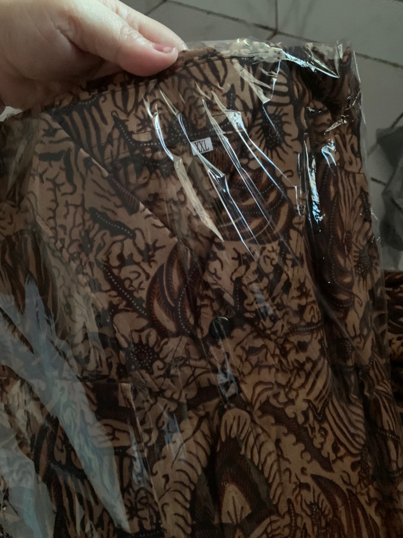 Couple Rok Batik Kemeja Batik Pria Lengan Panjang Primisima Kualitas Super
