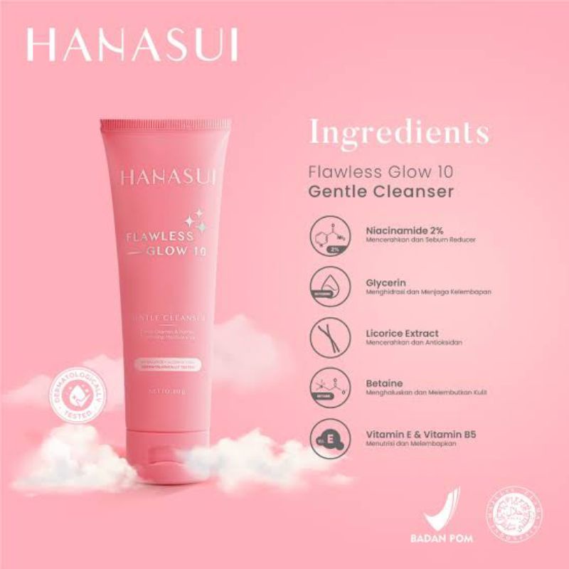 Hanasui Flawless Glow Cleanser 60g