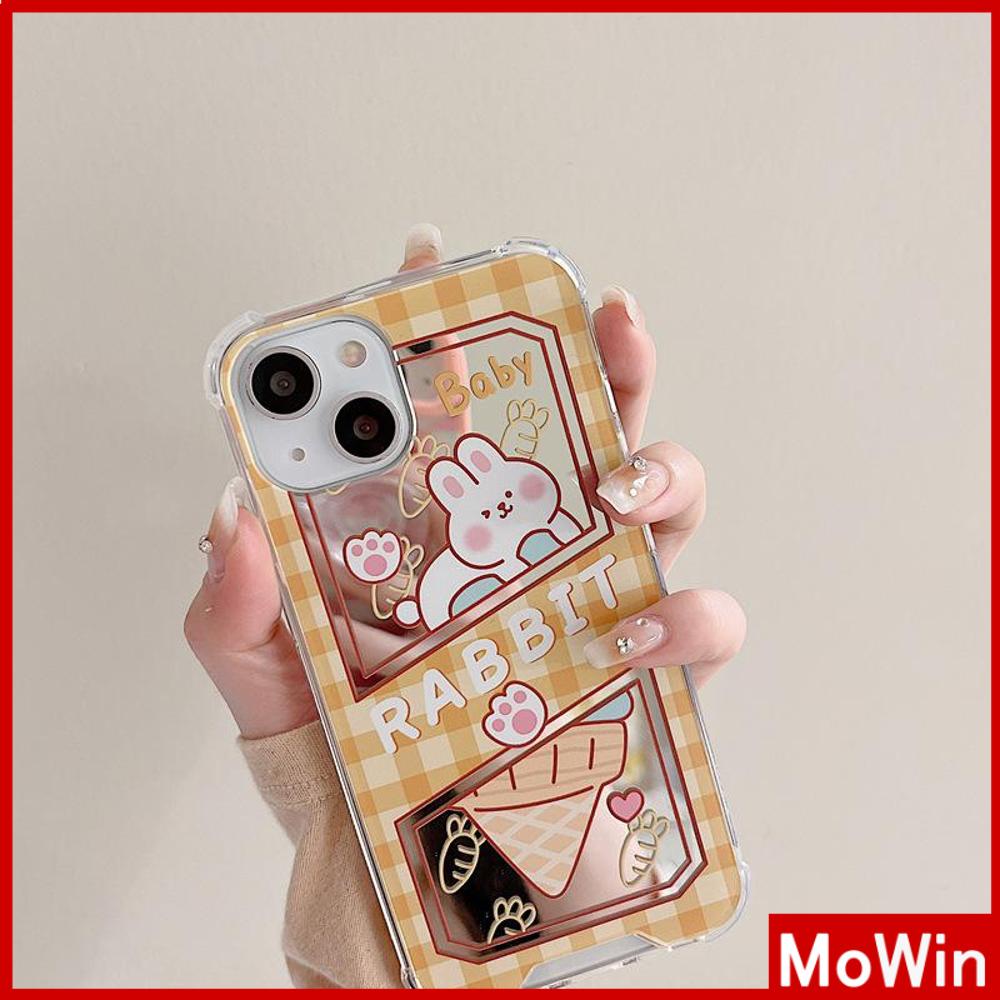 iPhone Case Acrylic Luxury Makeup Mirror Airbag Shockproof Protection Camera Cartoon Bear Cute Compatible For iPhone 11 iPhone 13 Pro Max iPhone 12 Pro Max iPhone 7Plus iPhone xr