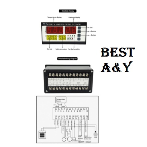 Temperature &amp; Humidity Controller Thermostat Incubator XM-18 220V