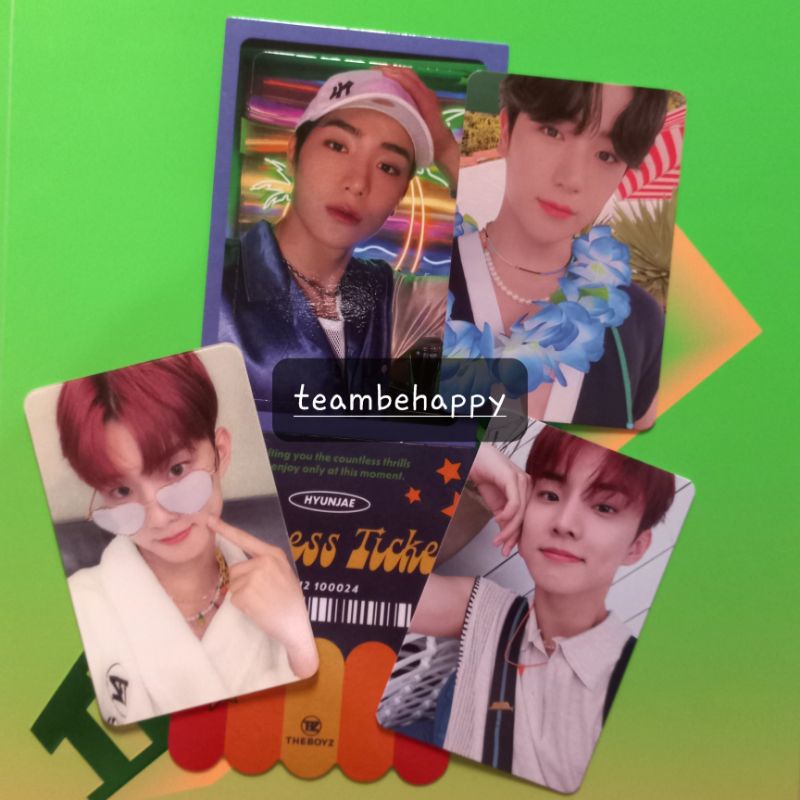 THE BOYZ Thrill Ride Splash Q Changmin Hyunjae Photocard PC