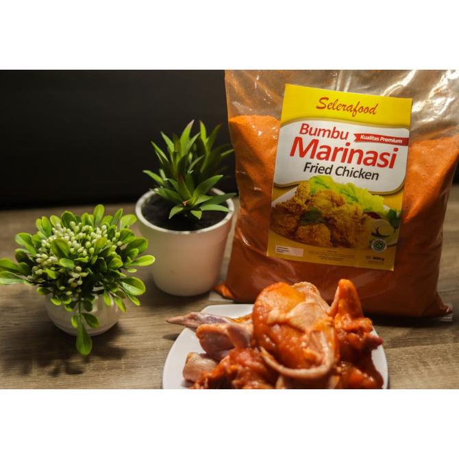 

TERMURAH #BEBASONGKIR Bumbu Marinasi Fried Chicken Premium Berat 1Kg Selerafood Kode 349