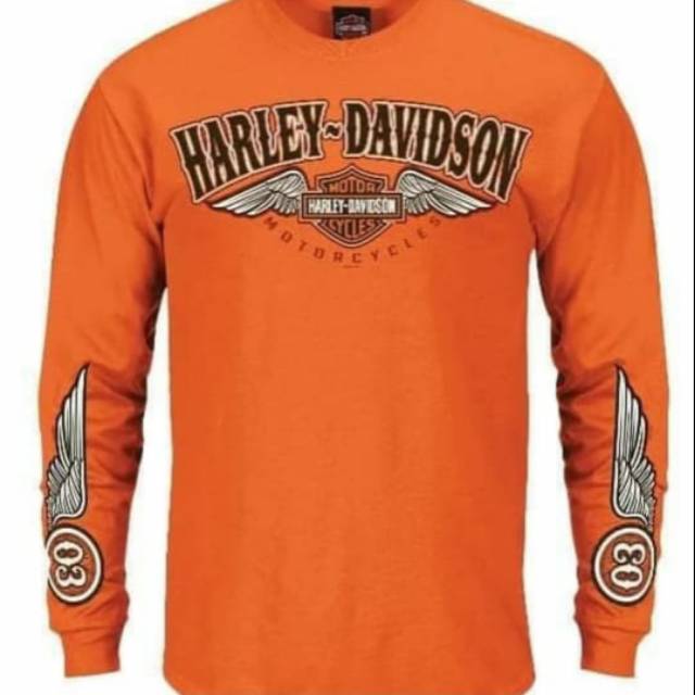 Longsleeve kaos tangan panjang Harley Davidson