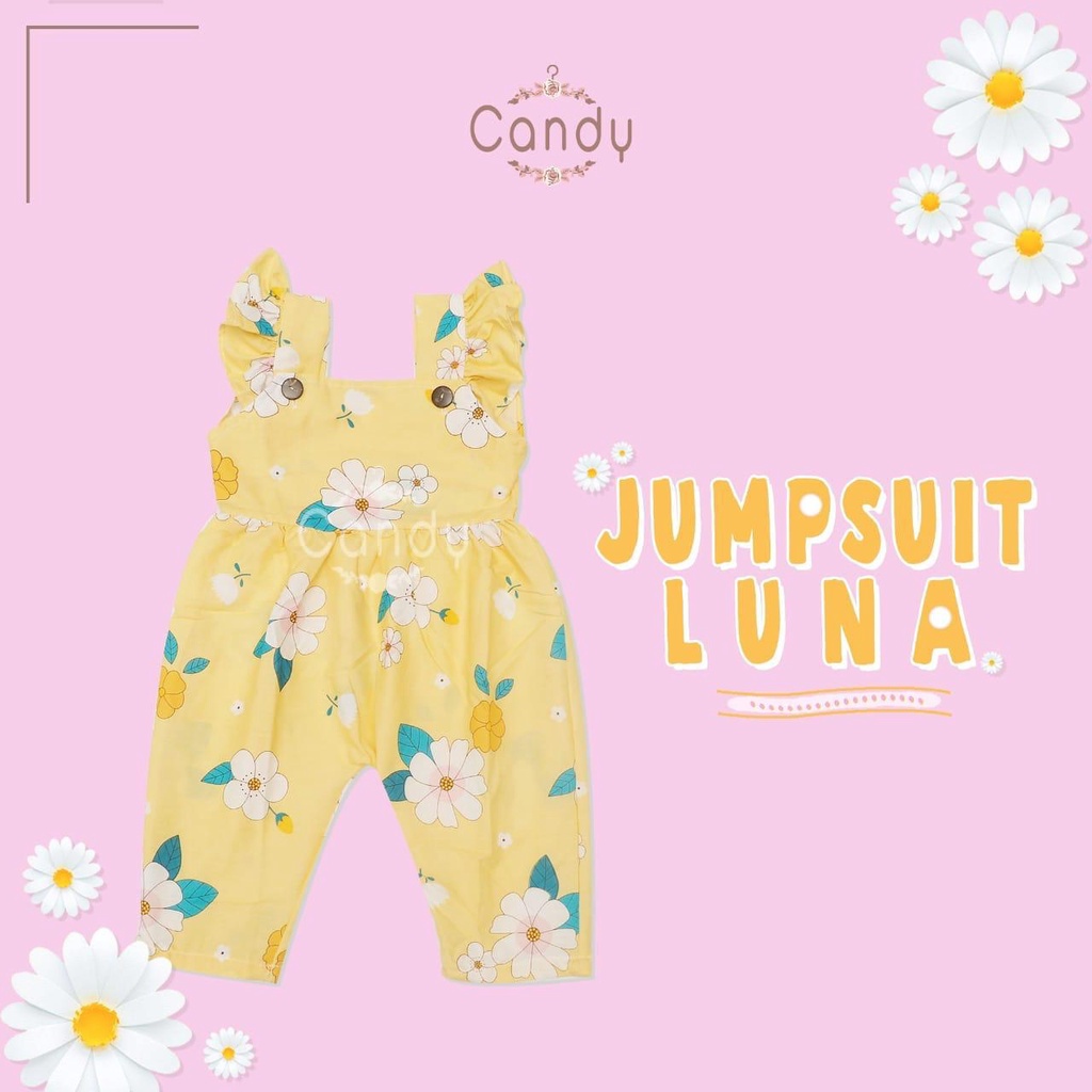BAJU PAKAIAN DRESS DRES KODOK JUMPSUIT JAMSUIT JUMSUIT ANAK BAYI CEWE CEWEK PEREMPUAN HARIAN USIA UMUR 1 2 3 4 5 TH THN TAHUN KATUN TERBARU 2021 COD SURABAYA GRESIK SIDOARJO MOJOKERTO MALANG MADIUN JAKARTA DEPOK BEKASI TANGERANG GLENCA KIDS GLENCAKIDS-12. YELLOW FLOWER